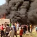 JUST-IN: 1 Dead, Houses, Truck Destroyed As Fire Razes Illegal Refinery In Kano