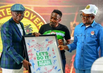 PICTORIAL: When Sanwo-Olu Hosted Super Eagles Ahead Of 2023 AFCON