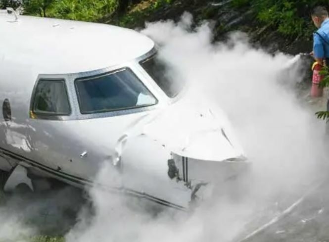 10 Cheat Death As Private Jet Crash-lands In Ibadan 1 privatejet