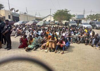 Police Raid Game House Arrest 311 Suspected Kidnappers In FCT