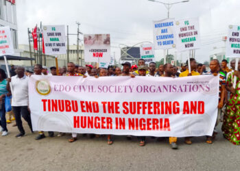 Fix Economy Or Resign, Edo Protesters Tell Tinubu