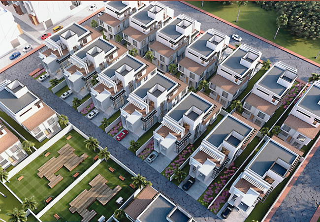 Firm Raises Awareness On Affordable, Sustainable Housing 1 House model estate building housing