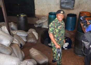 Navy Uncovers Illegal Refining Site Inside Port Harcourt City