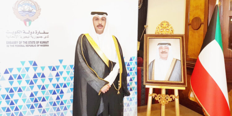 Charge D’ Affairs of the Embassy of Kuwait in Nigeria, Abdurahman Merdhi Alazmi, during the 63rd  Kuwaiti National Day and 33rd Liberation Day in Abuja, recently.