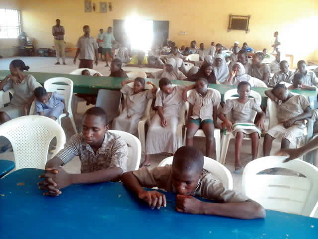 Foundation Supports FCT School Of The Blind 1 Some of the pupils
