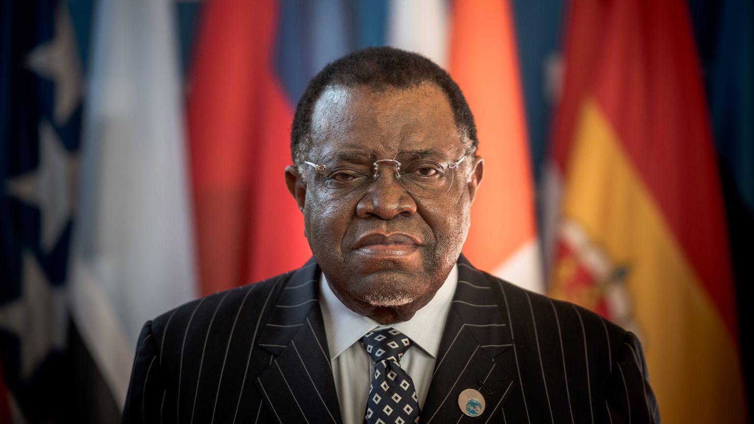 Namibia's President Hage Geingob