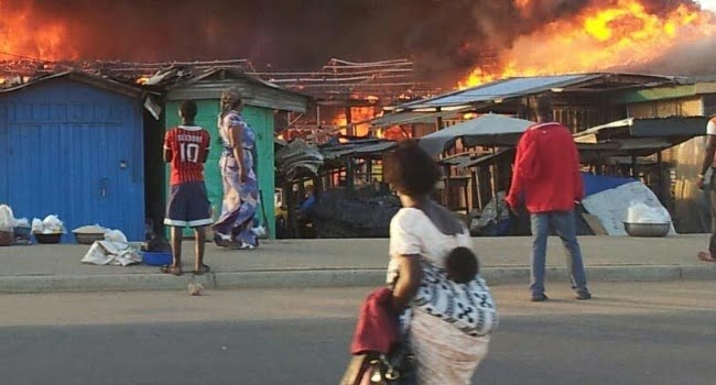 Traders Weep As Fire Wreaks Havoc In Ibadan Market 1 oxHA6cwB market fire