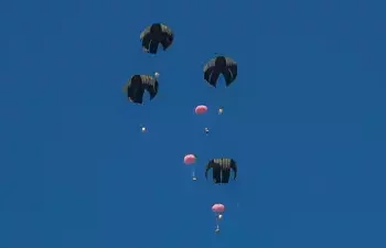 Five Killed In Gaza Aid Drop Parachute Failure