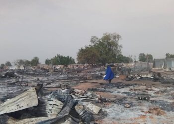 PICTORIAL: 3 Kids Die, 45,783 IDPs Homeless As Fire Razes Camp In Borno