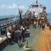 13 Arrested As Navy Intercepts Ship Carrying 2m Litres Of Stolen Fuel 
