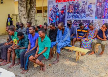 PICTORIAL: Police Parade 254 Suspected Kidnappers, Robbers, Cultists