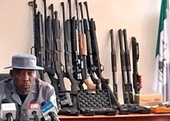 PICTORIAL: Customs Intercepts Cache Of Arms, Ammunition, Hard Drugs At Lagos Port