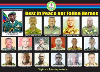 JUST-IN: DHQ Unveils Identities Of 16 Slain Army Personnel Killed In Delta Community