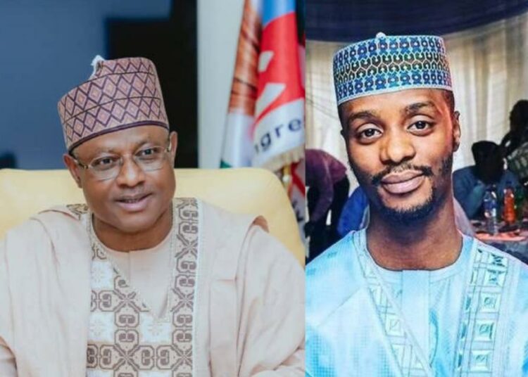 L-R: Governor Uba Sani and Bashir El-Rufai