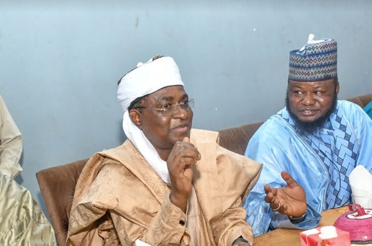 L-R: President, Miyatti Allah Cattle Breeders Association of Nigeria (MACBAN), Dr. Baba Uthman, Former Governor of Bauchi State, Malam Isa Yuguda, Islamic Scholer,
Sheikh Musa Yusuf Assadus-Sunah, and former President of MACBAN, Dr. Mohammed Kiruwa, during the opening ceremony of the summit on finding lasting Solution
to the Society and Socio-Economic Challenges Among Pastorial Community in Nigeria oganized by MACBAN, yesterday in Abuja.