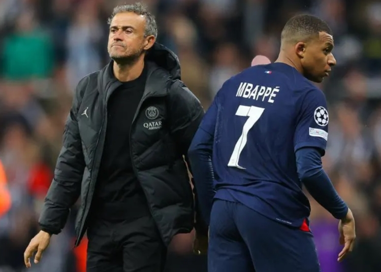 Mbappé Benched As PSG Draw 2-2 With Reims 1 Mbappe