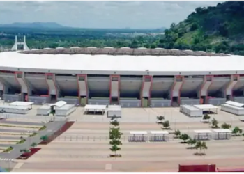 Minister Inspects Moshood Abiola Stadium Pitch