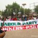 BREAKING: NLC Members Picket LP Headquarters, Demand Abure’s Sack