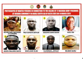 DHQ Declares Prof, 7 Others Wanted Over Killing Of 17 Army Personnel In Delta