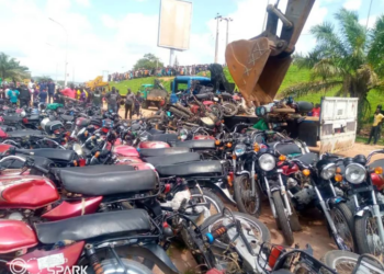 FCT Crushes 3,712 Impounded Commercial Motorcycles