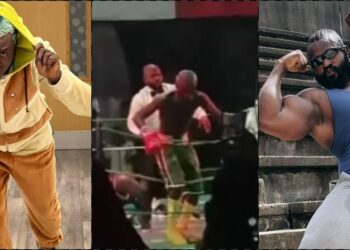 Portable ‘Knocks Out’ Kizz Daniel’s Bodyguard In Boxing Match