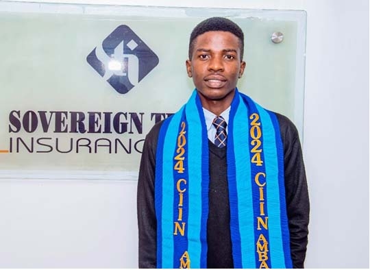 Sovereign Trust Staff Emerges CIIN Insurance Ambassador 1 Akorede Johnson