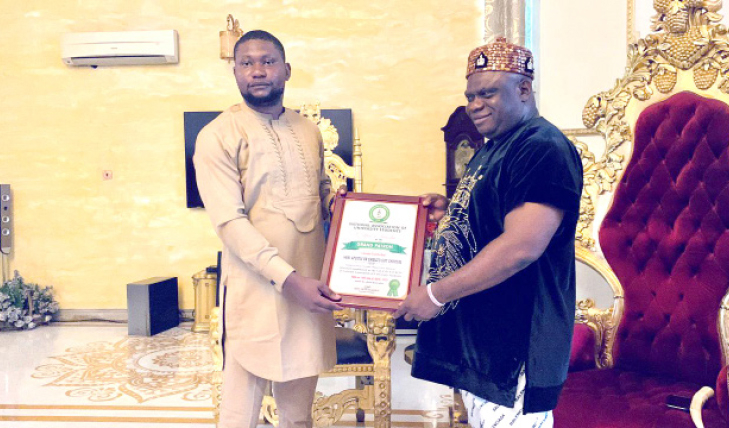 Apostle Chinyere Emerges NAUS Grand Patron 1 Apostle Chinyere Emerges NAUS Grand Patron