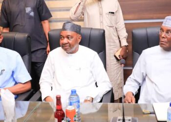 PICTORIAL: Atiku, Sambo, Wike, Others Attend PDP Caucus Meeting
