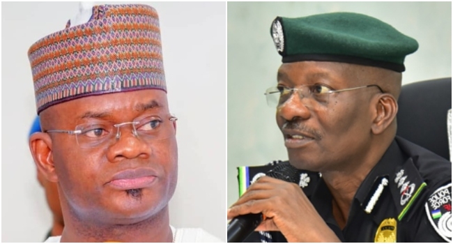 IGP Withdraws Policemen Attached To Yahaya Bello 1 Bello Egbetokun