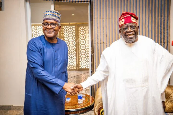 Dangote and Tinubu e1687256512981