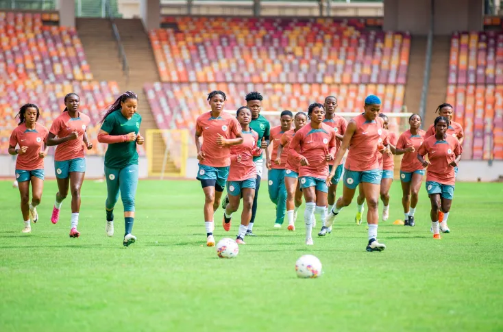 Paris 2024 Qualifiers: Come Out And Cheer Falcons To Victory, NFF Begs Abuja Residents 1 Falconstraining2 030424