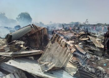 Fire Destroys Shops At Yola Market In Adamawa