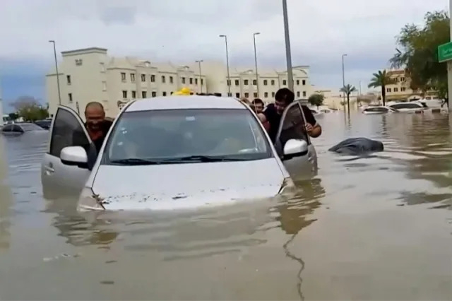 Unprecedented Flooding Disrupts Activities In Dubai 1 Flooding in Dubai