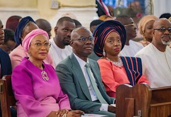 PICTORIAL: First Lady Remi Tinubu, Govs, Ministers Attend Sanwo-Olu’s Daughter’s Wedding