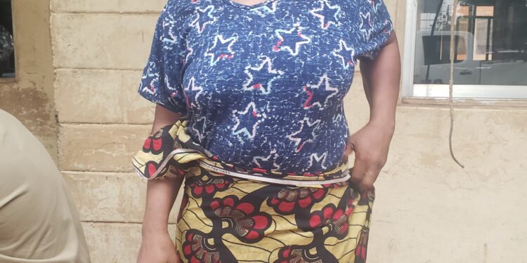 The suspect, Ngozi Blessing Abia.