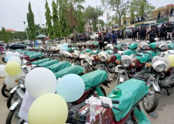 Insecurity: Wike Distributes Motorcycles To Security Agencies 