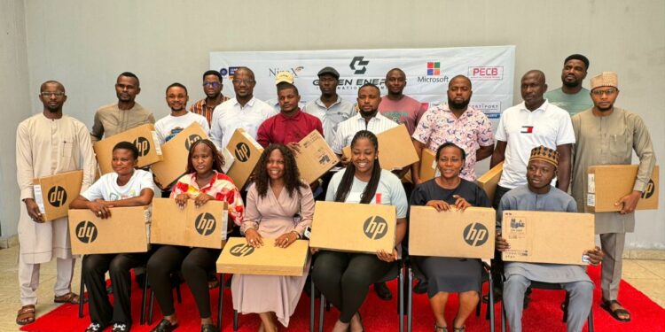 Some of the participants at the training.
