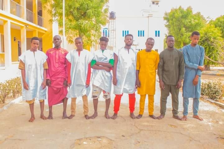 8 Thugs Arrested For Attempting To Disrupt Commissioners' Swearing-In In Kano 1 IMG 20240419 WA0016