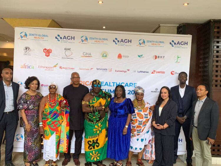 A cross section of resource persons during the Africa Healthcare Summit at the International Conference Centre, Accra, Ghana.