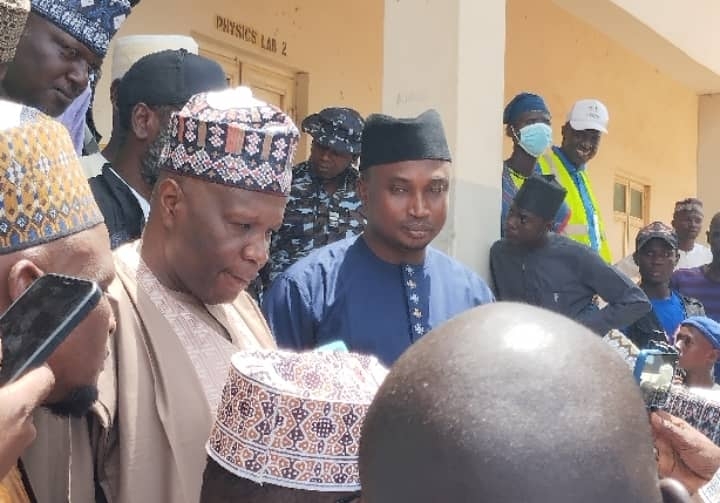 Gombe LG Polls: Gov Inuwa Votes, Urges Support For Winners 1 IMG 20240427 WA0023