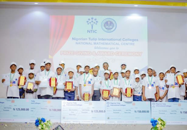 NTIC Maths Contest: Winners Get Scholarships, Cash Prizes 1 Champions of the 21st Annual National Mathematics Contest (ANMC), organised by NTIC in collaboration with National Mathematics Centre (NMC) in Abuja recently.
