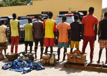 FCT NSCDC Arrests 111 Suspected Vandals, Illegal Miners