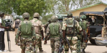 Troops Clear Road Blockade, Recover Weapons