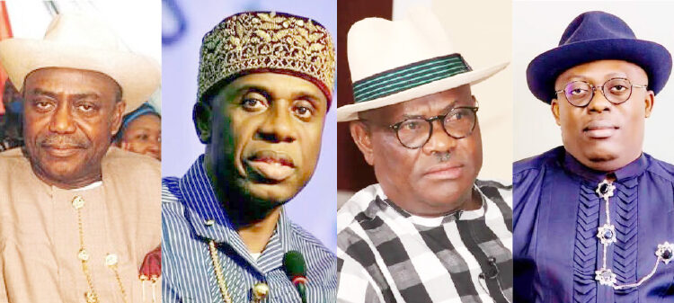 Peter Odili, Rotimi Amaechi, Nyesom Wike, Siminalayi Fubara