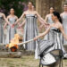 Paris 2024 Olympic Torch Lit In Greece At Ancient Olympia