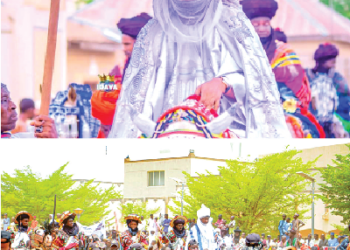 Governor Inuwa,  Emir Abubakar, Others  Observe Eid el-Fitr Prayer