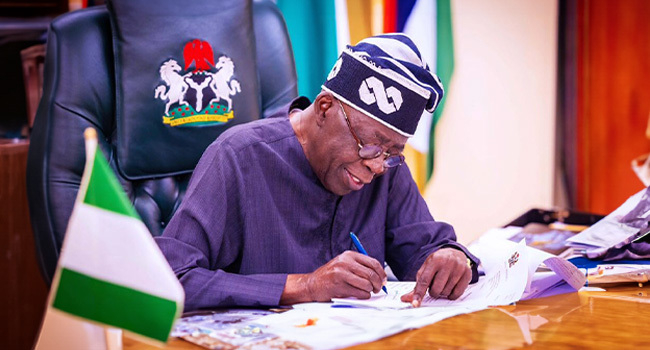 Tinubu Appoints Barikor, Amgbare As CEOs For NESREA, NDRBDA 1 Tinubu Signing