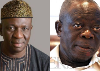 Edo Poll: Oshiomhole Apologises To Urhogide As Ex-Lawmaker Returns To APC