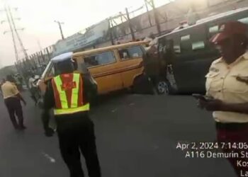 1 Killed As Commercial Bus Rams Into Pedestrians In Lagos