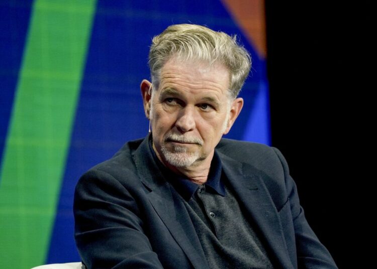 Reed Hastings. Credit: Kyle Grillot/Bloomberg